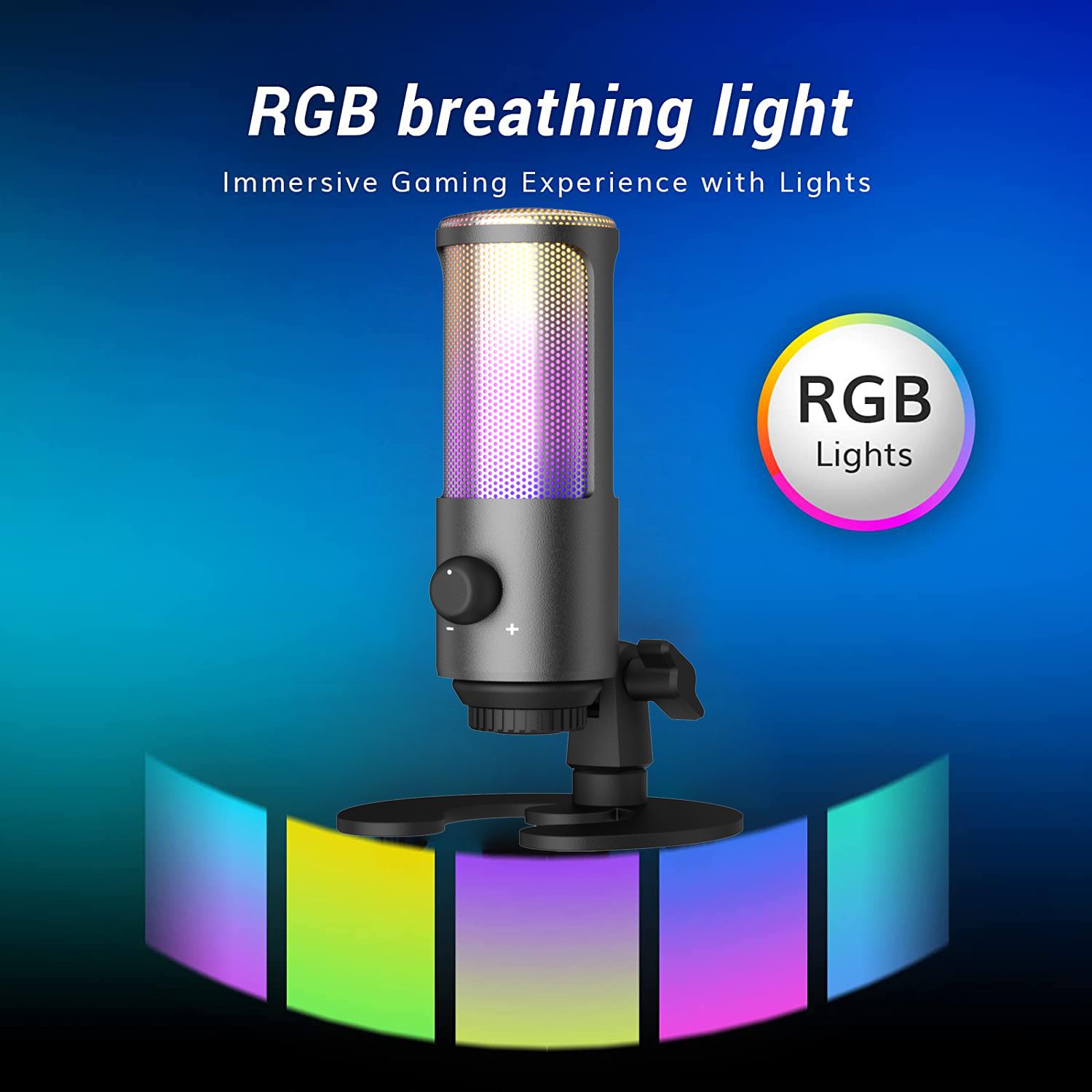 RGB USB Condenser Microphone