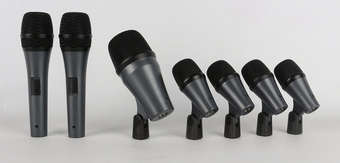 Professional 7pcs drum microphone kit
